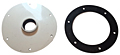 730-0298 GRMP-6 Mounting Plate with 1-1/2" NPT Half Coupling - (Powder Coated Carbon Steel with Fiber Gasket)